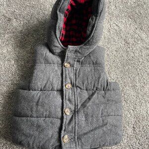 Baby Gap Lined Puffer Vest 6-12M